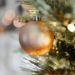 A single holiday ornament conveys feeling of loneliness or being alone